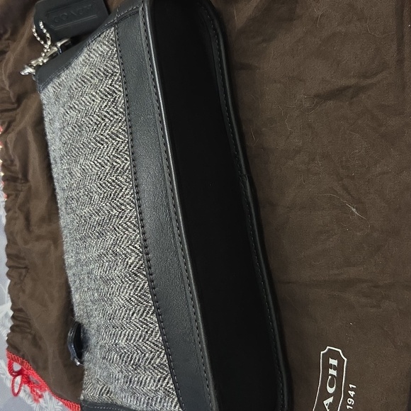 Coach Auth. Demi Bleeker Wool And Leather - Picture 3 of 10